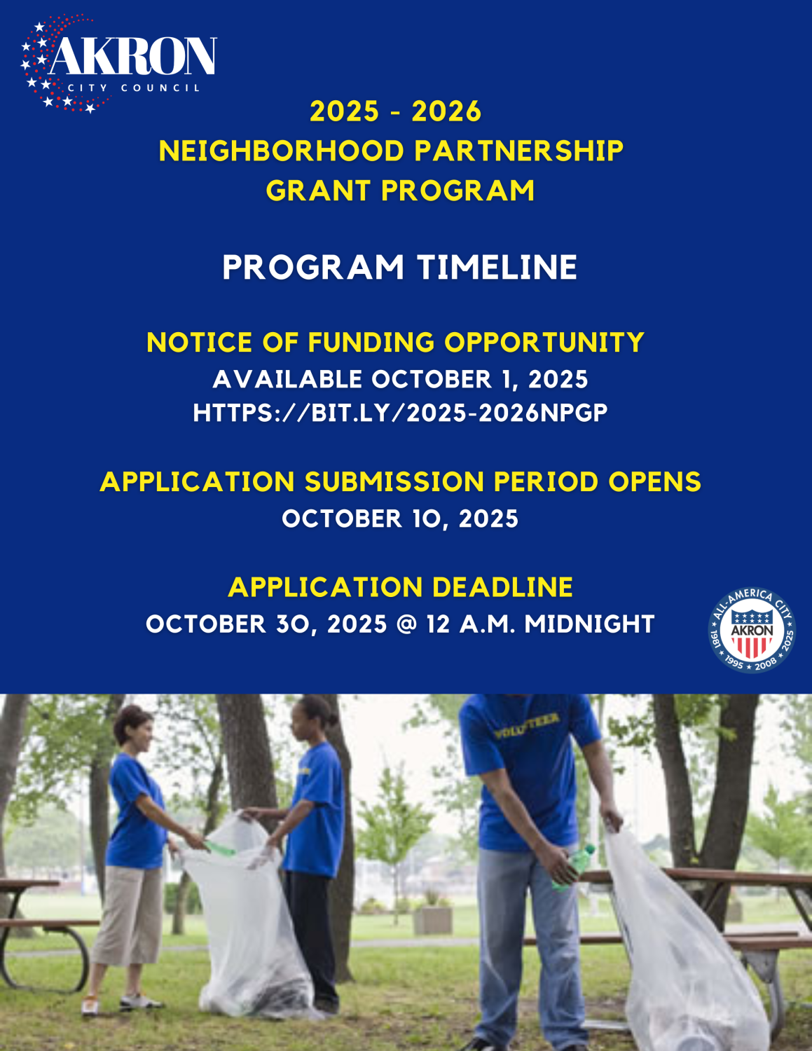 2026 Neighborhood Partnership flyer