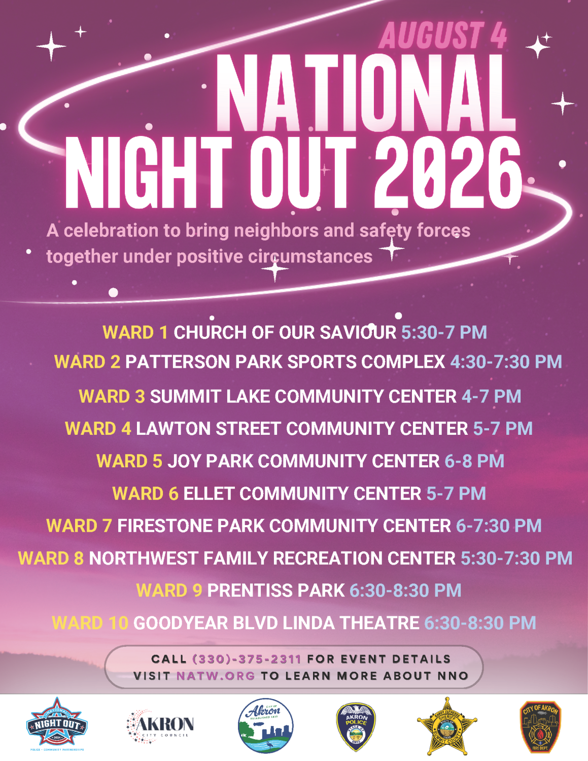 2026 National Night Out Flyer