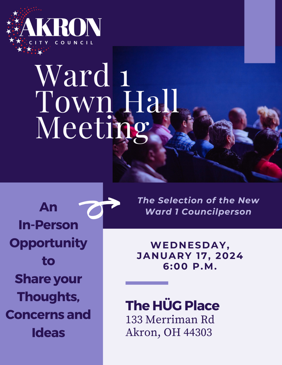 town hall flyer