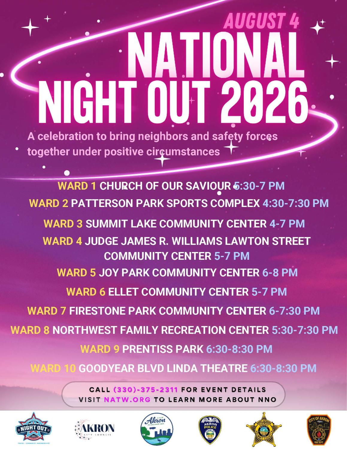 2026 National Night Out Flyer